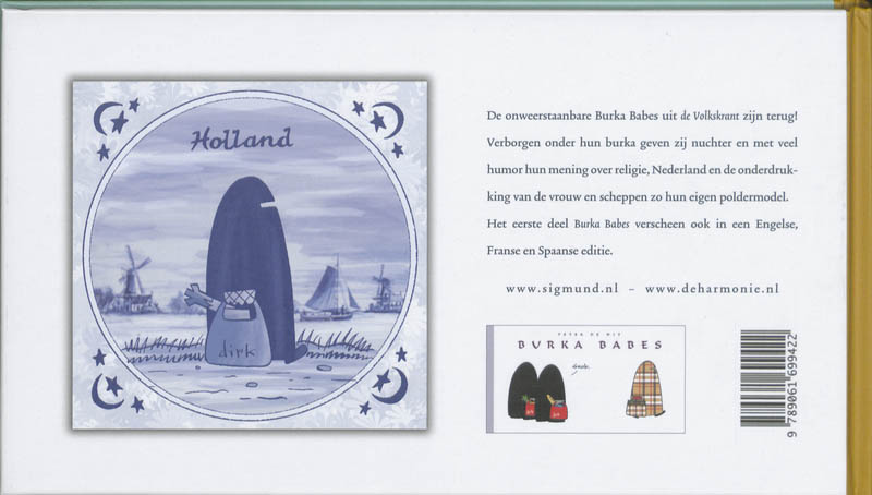 Achterkant van Polderburka's