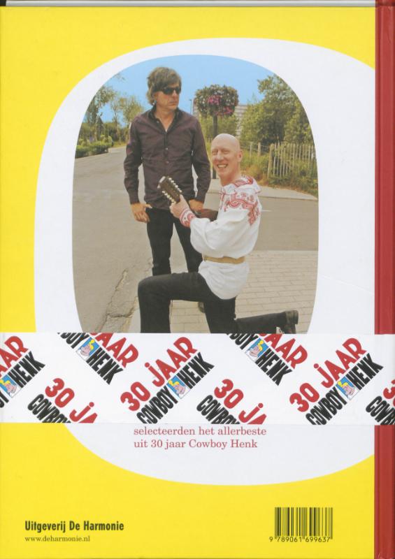 Achterkant van Cowboy Henk in the far out west