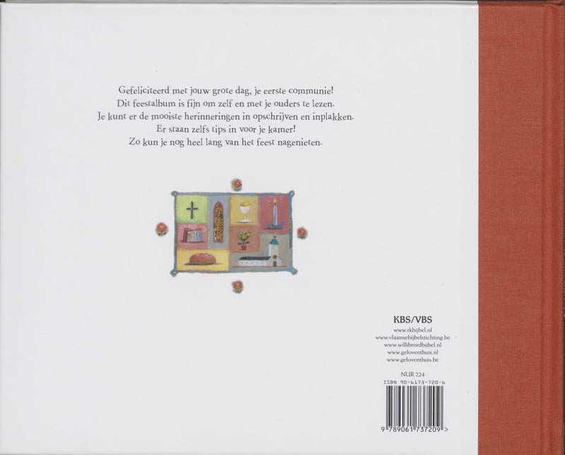 Achterkant van Feestalbum