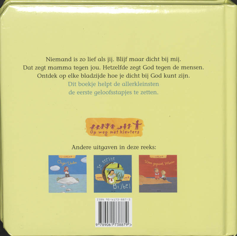Achterkant van Dicht bij God