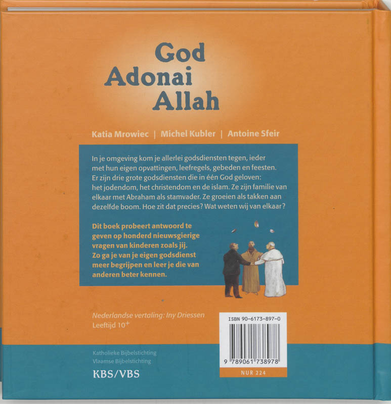 Achterkant van God, Adonai, Allah