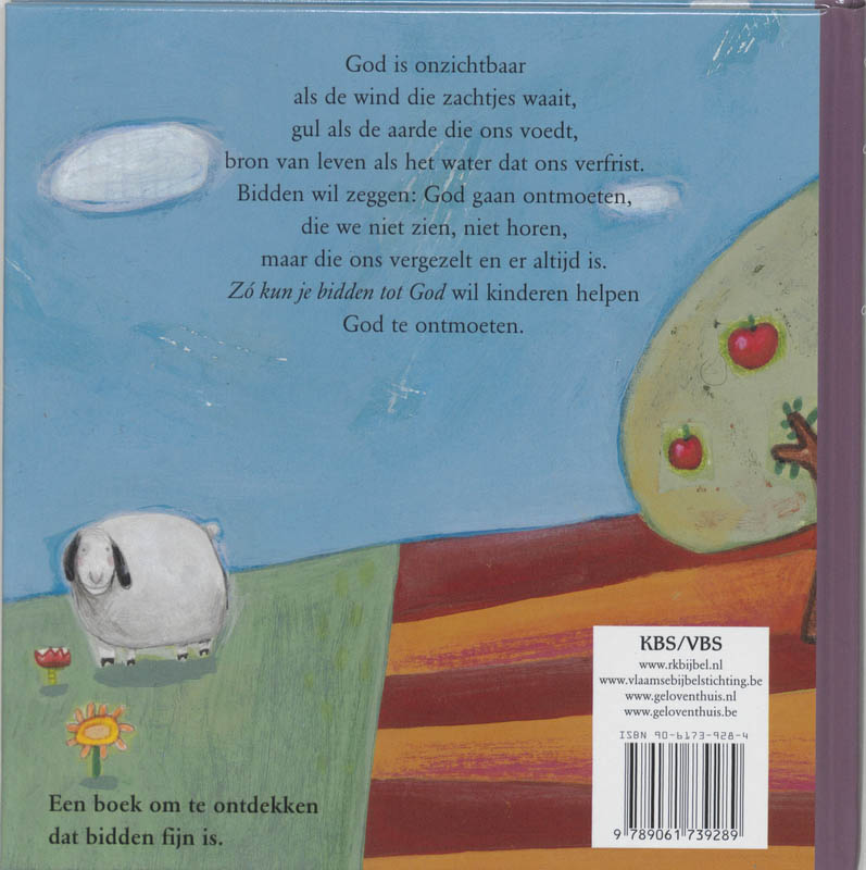 Achterkant van Zo kun je bidden tot God