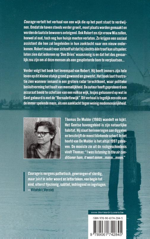 Achterkant van Courage