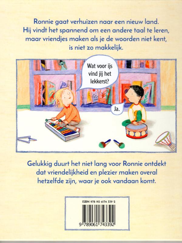 Achterkant van Nieuw land, nieuwe woorden
