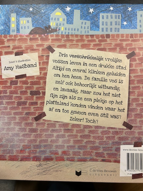 Achterkant van Verschrikkelijk vrolijke vossen