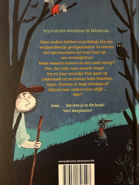 Achterkant van Heksje Ivy - In het oog van de storm