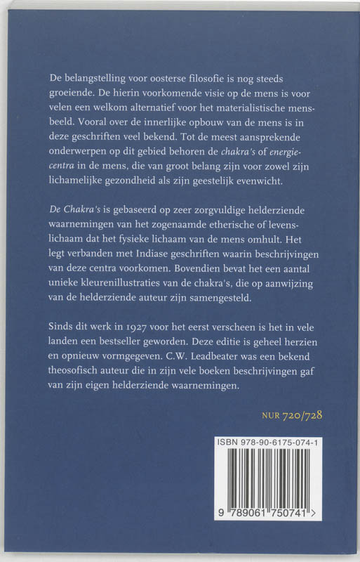 Achterkant van De Chakra's
