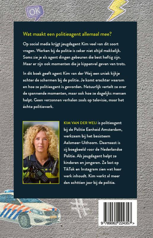 Achterkant van Politieagent Kim