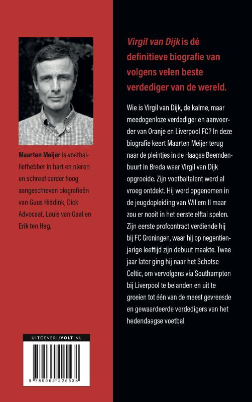 Achterkant van Virgil van Dijk