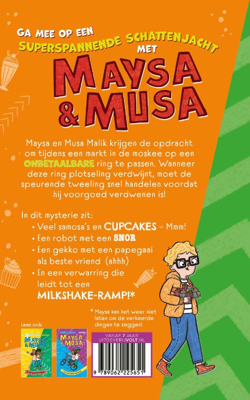 Achterkant van Maysa & Musa en de verdwenen smaragd
