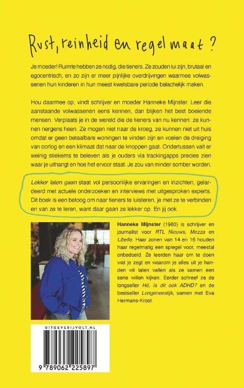 Achterkant van Lekker laten gaan
