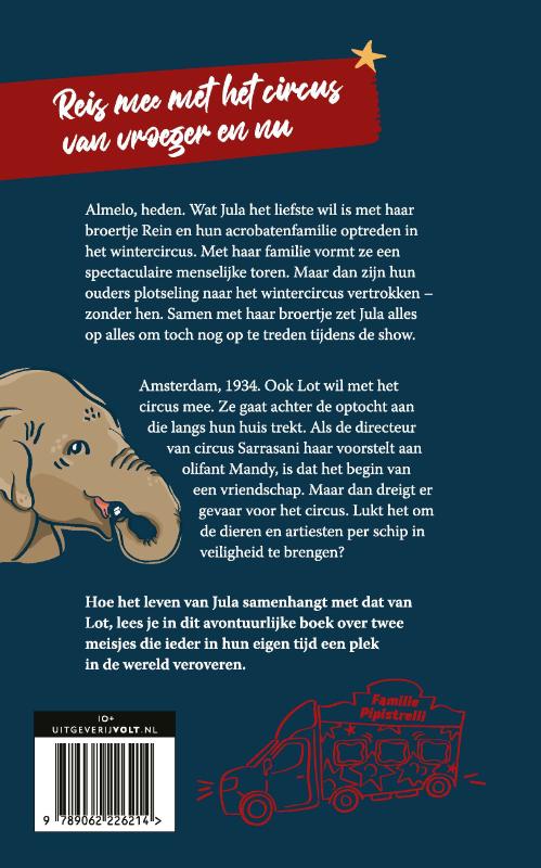 Achterkant van Circus op zee
