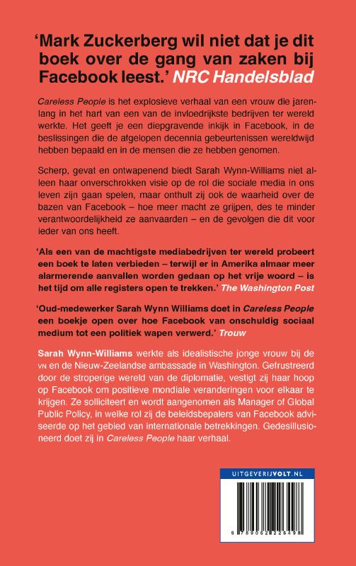 Achterkant van Careless People