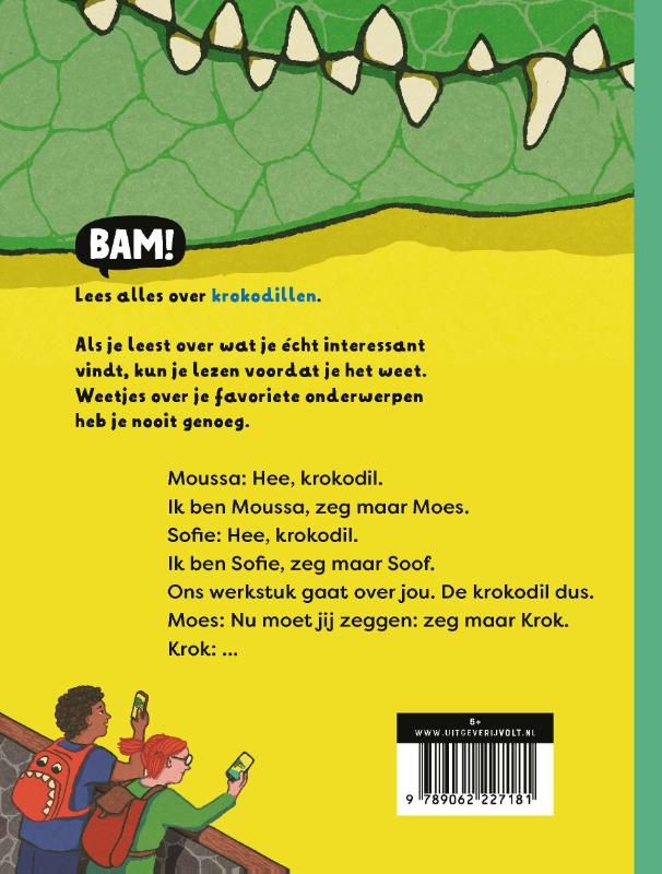Achterkant van Hee, krokodil