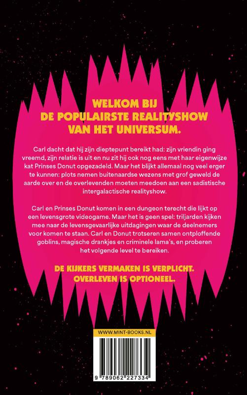 Achterkant van Dungeon Crawler Carl