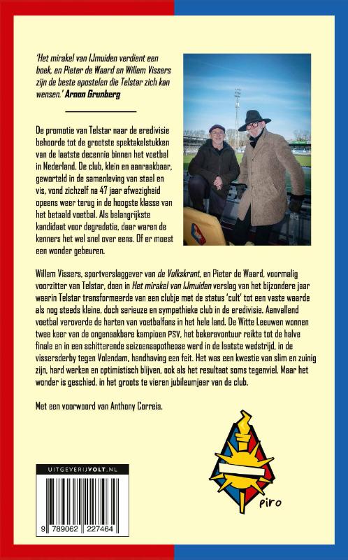 Achterkant van Het mirakel van IJmuiden