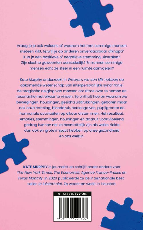 Achterkant van Waarom we een klik hebben