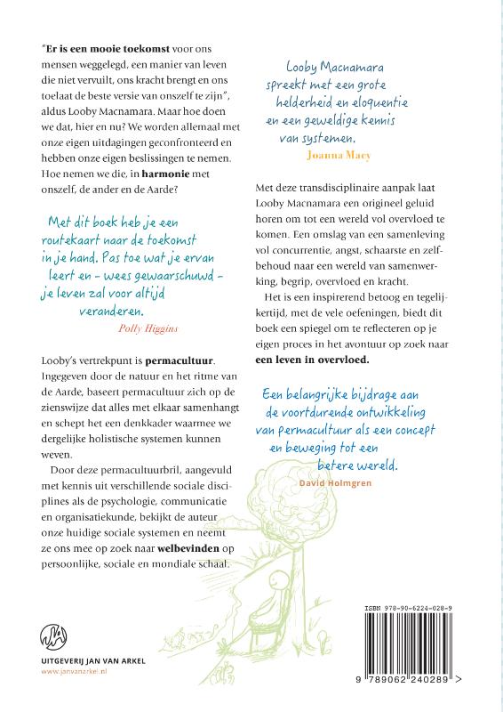 Achterkant van Permacultuur in je persoonlijke en sociale leven