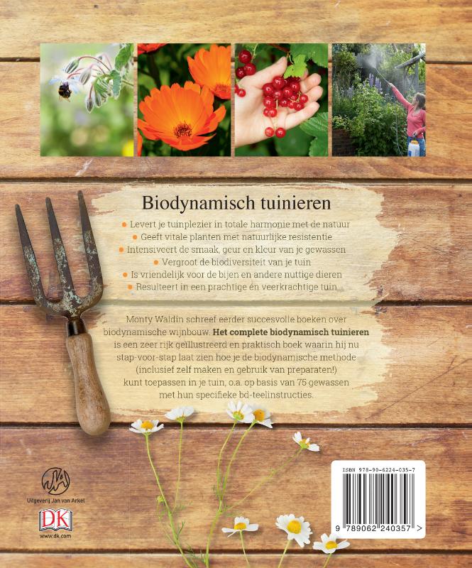 Achterkant van Het complete biodynamisch tuinieren