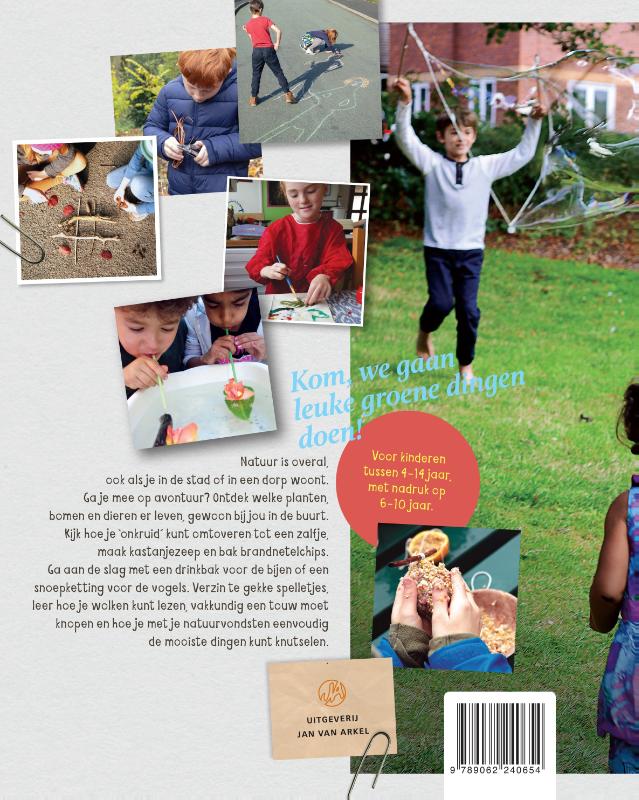 Achterkant van Leuke groene dingen doen