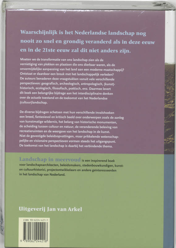Achterkant van Landschap in meervoud