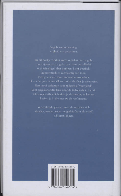 Achterkant van Bolderende korhoenders