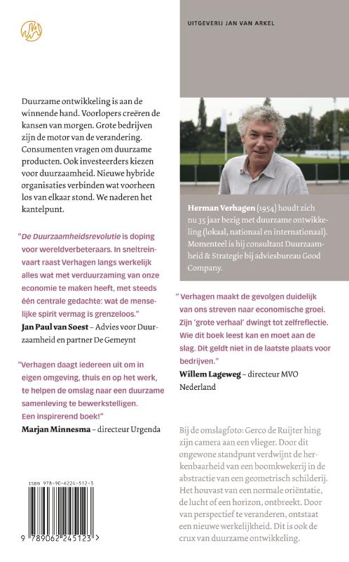 Achterkant van De duurzaamheidsrevolutie