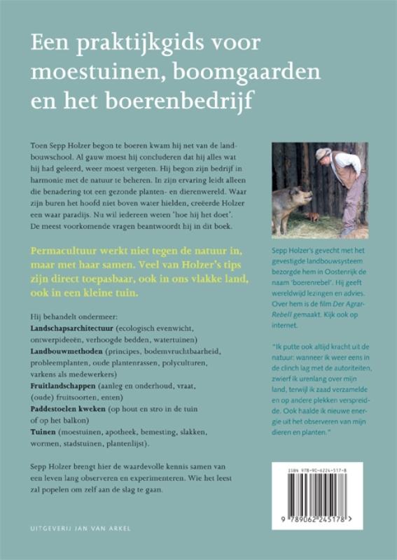 Achterkant van Holzer's permacultuur