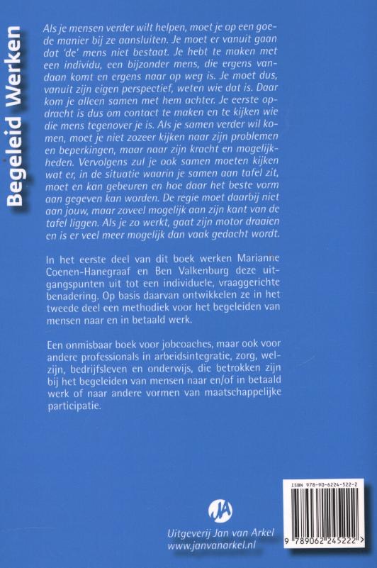 Achterkant van Begeleid werken