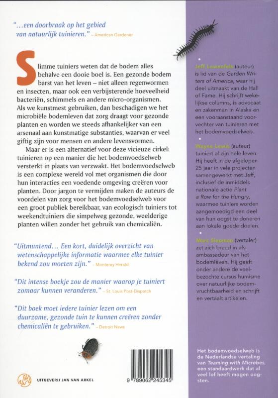 Achterkant van Het bodemvoedselweb