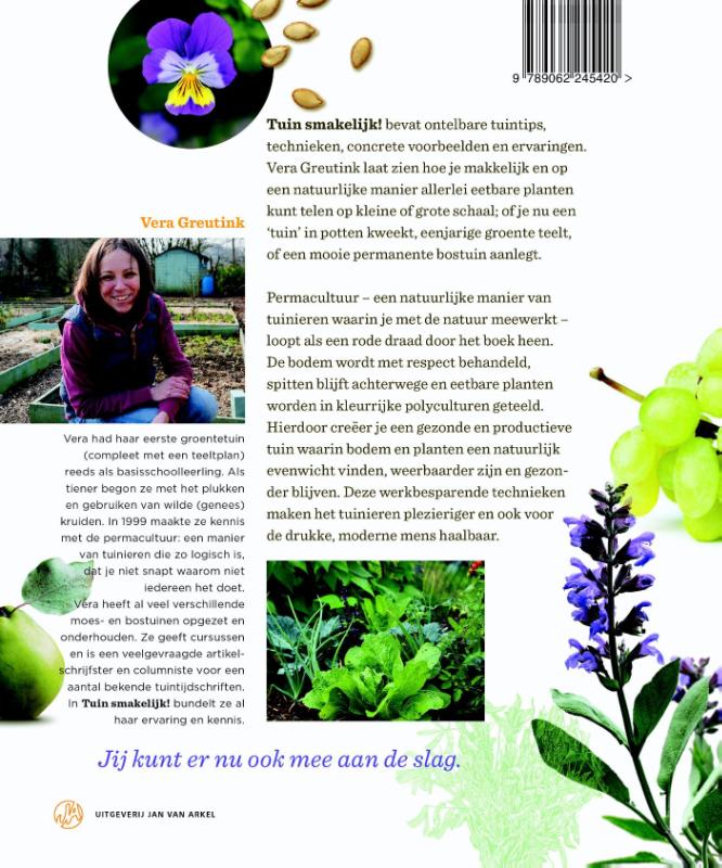 Achterkant van Tuin smakelijk