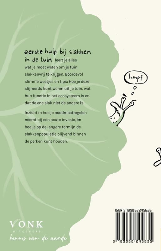 Achterkant van Eerste hulp bij slakken in de tuin