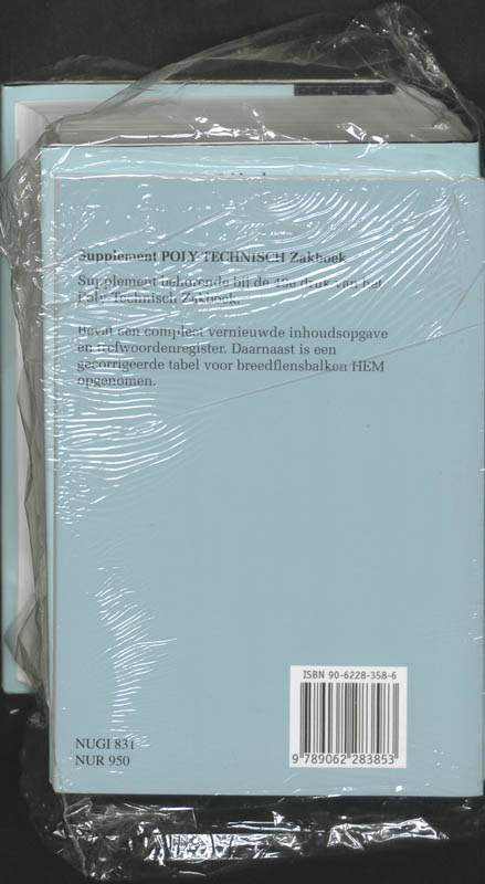 Achterkant van Poly-technisch zakboek