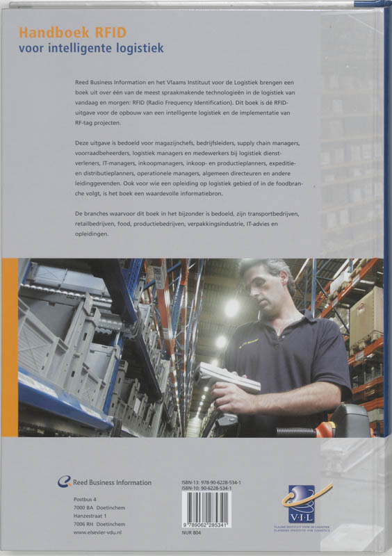 Achterkant van Handboek RFID