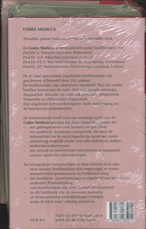 Achterkant van Codex Medicus