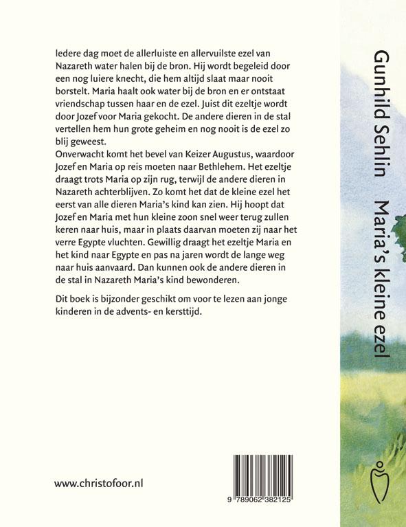 Achterkant van Maria's kleine ezel en de vlucht naar Egypte