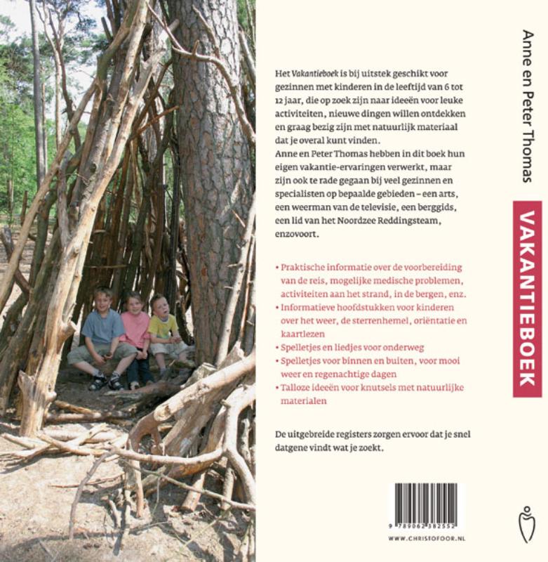 Achterkant van Vakantieboek
