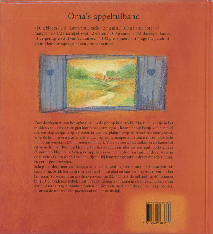 Achterkant van Het appeltulbandje