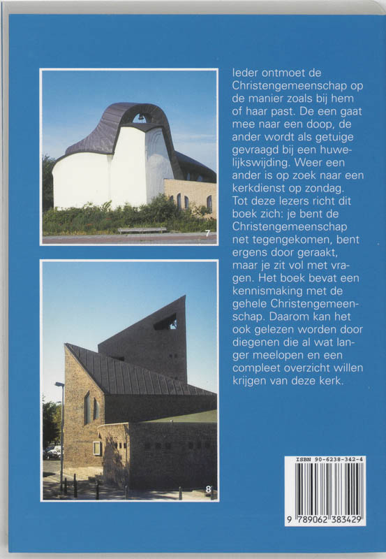Achterkant van Kijk op een kerk