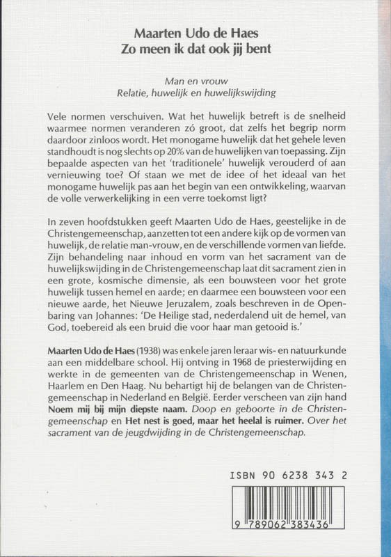 Achterkant van Zo meen ik dat ook jij bent