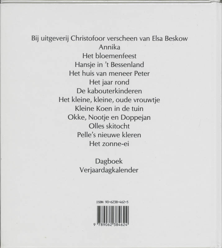 Achterkant van Dagboek