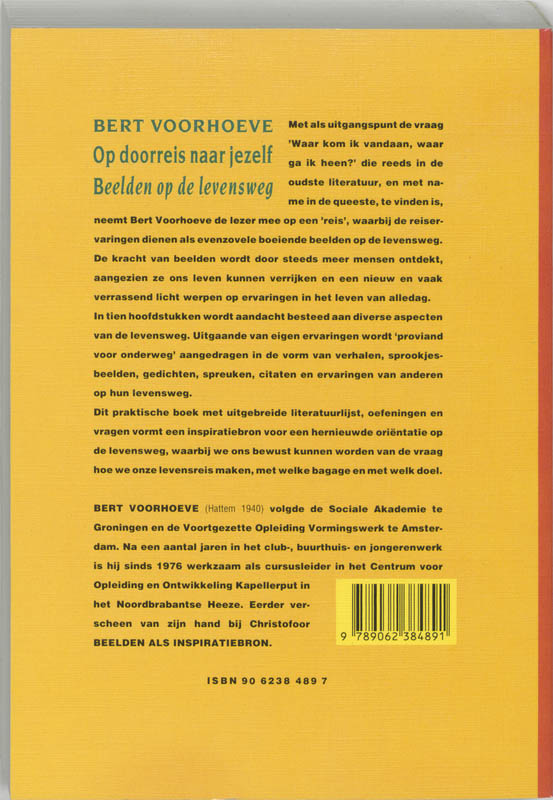 Achterkant van Op doorreis naar jezelf