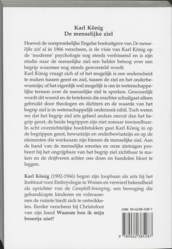 Achterkant van De menselijke ziel