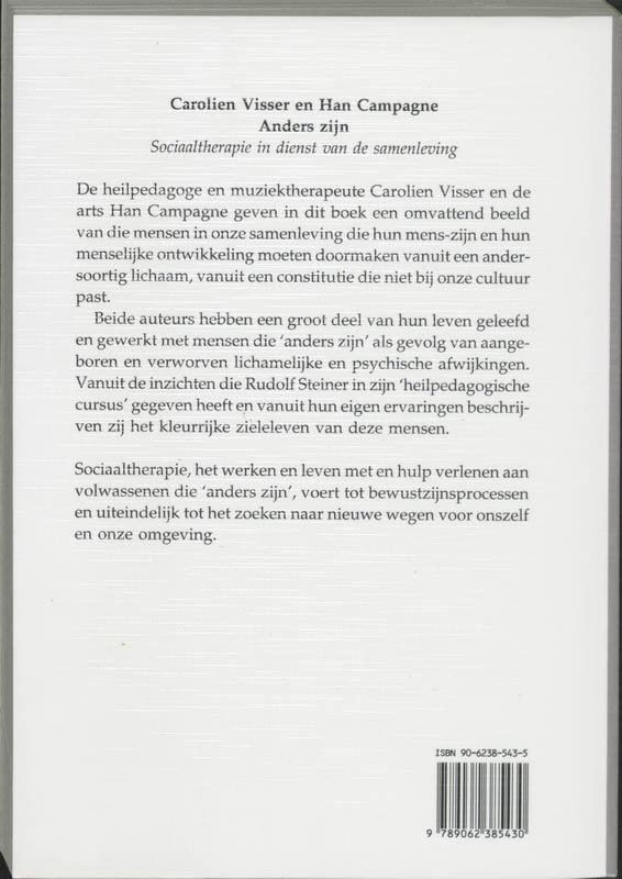 Achterkant van Anders zijn