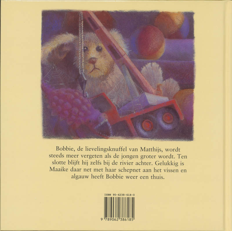Achterkant van Nou ben je thuis, Bobbie!