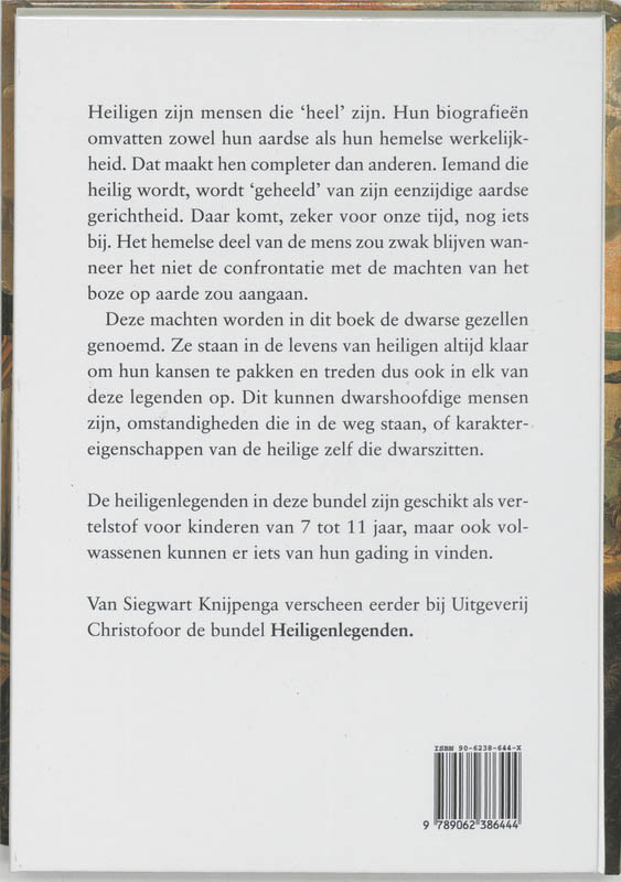 Achterkant van Heiligen en hun dwarse gezellen