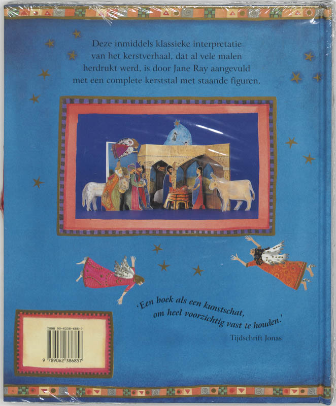 Achterkant van Het kind in de stal