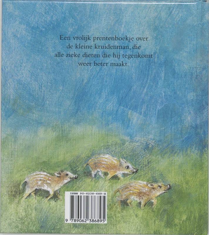 Achterkant van De kleine kruidenman