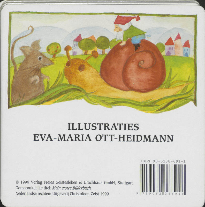 Achterkant van Mijn eerste prentenboek