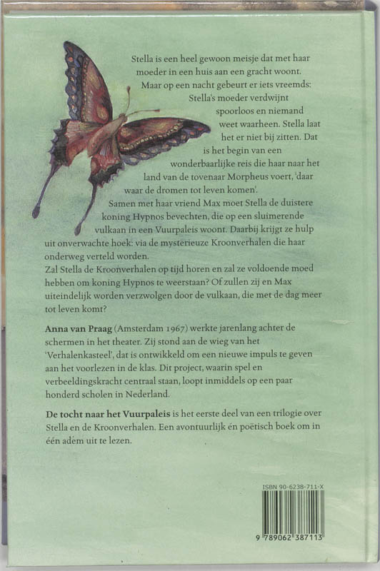 Achterkant van De tocht naar het Vuurpaleis